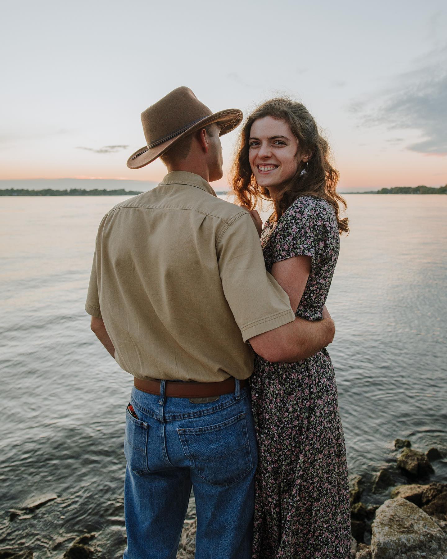 the night I took these photos there was a lady and her dog watching the sunset on the dock and it was almost as cute as these two right here. 

#portrait #sunset